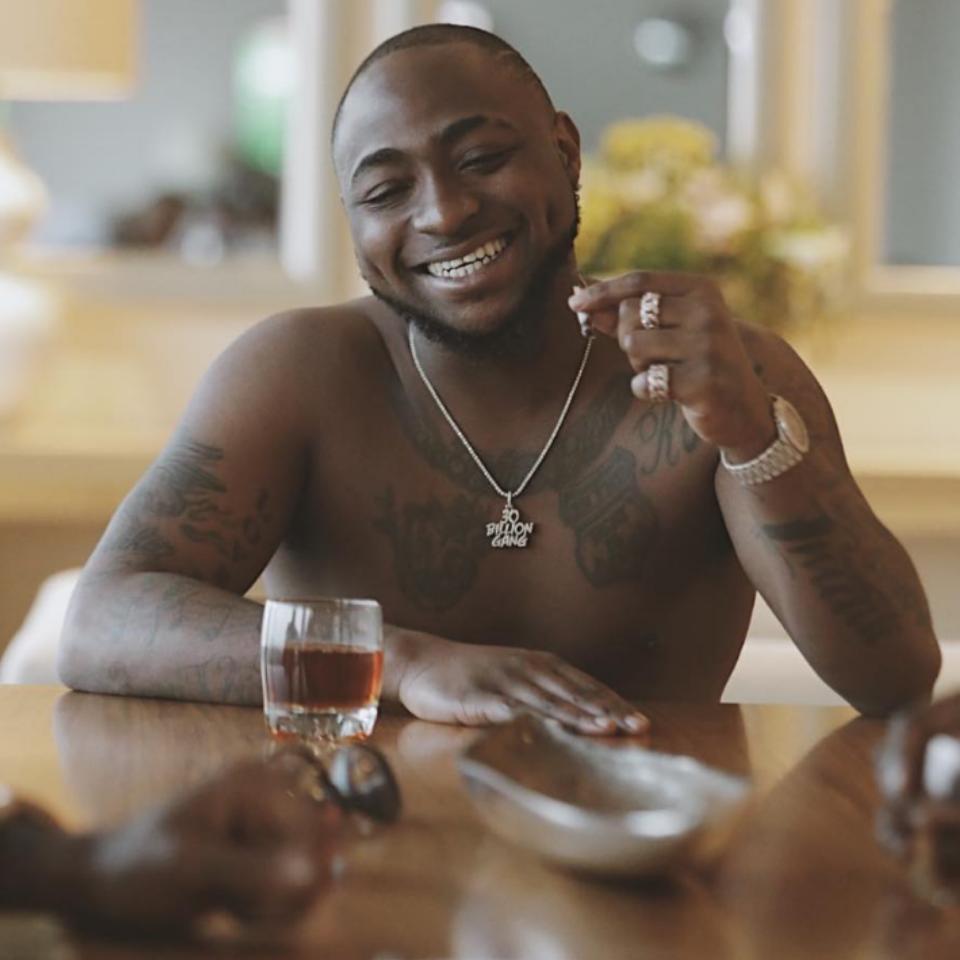 Davido Shares Shirtless Photo Saying He Is Getting Chubby And That The  Money Starting To Show