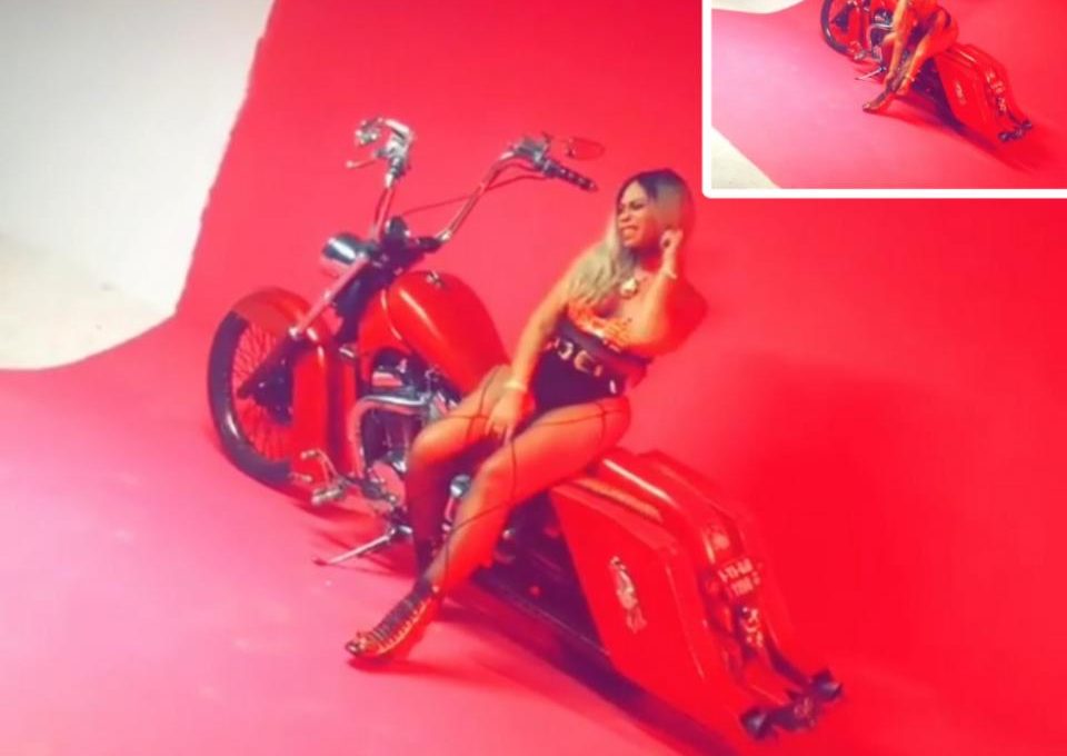 Shatta Michy On A Bike In Provocatively Sexy Go Shoddy Video Shoot