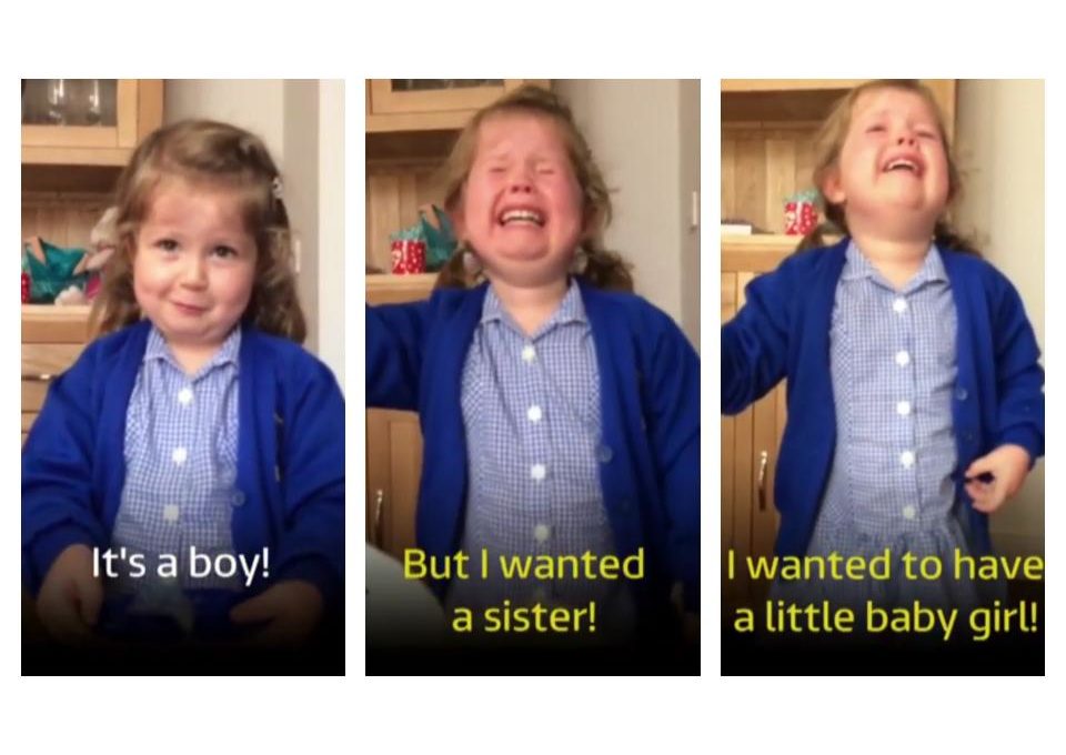 Mum From Cardiff Captured Moment Daughter Daisy Martin Found Out She's Having A Baby Brother