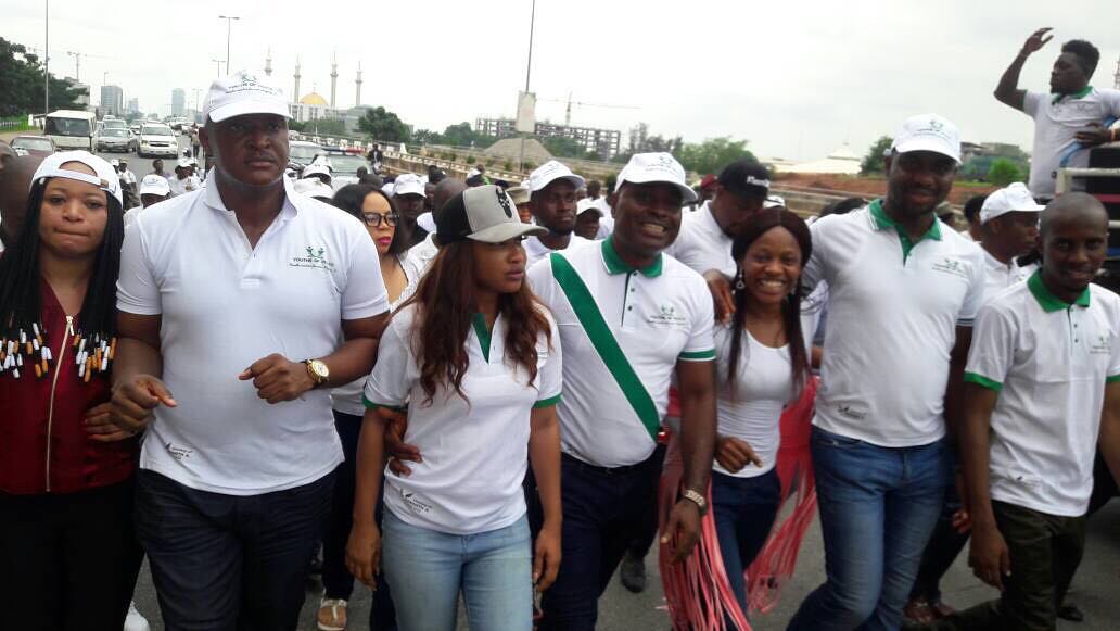 Kenneth Okonkwo Was Pictured With Tonto Dikeh Marching For One Nigeria (3)