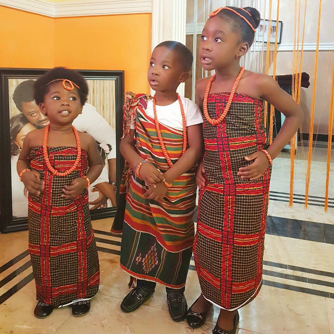 Mercy Johnson Kids Cultural Day Dressing (1)