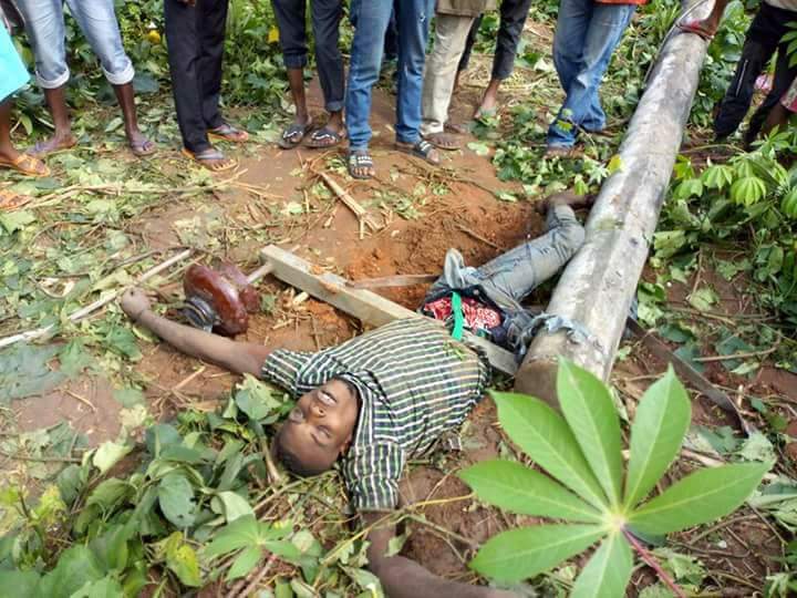 Man Dies After Pole Fell On Him While Attempting To Steal Electric Cables (2)
