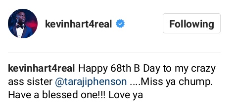 Kevin Hart Wished Taraji P. Henson Happy Birthday (2)