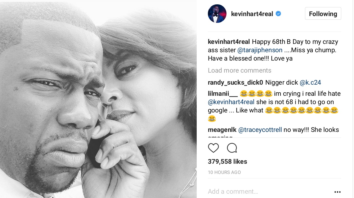Kevin Hart Wished Taraji P. Henson Happy Birthday (1)