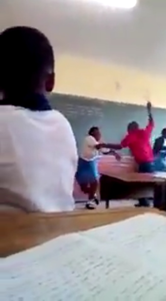 Mdlamfe High School Teacher Brutally Beats Pupil In South Africa (1)