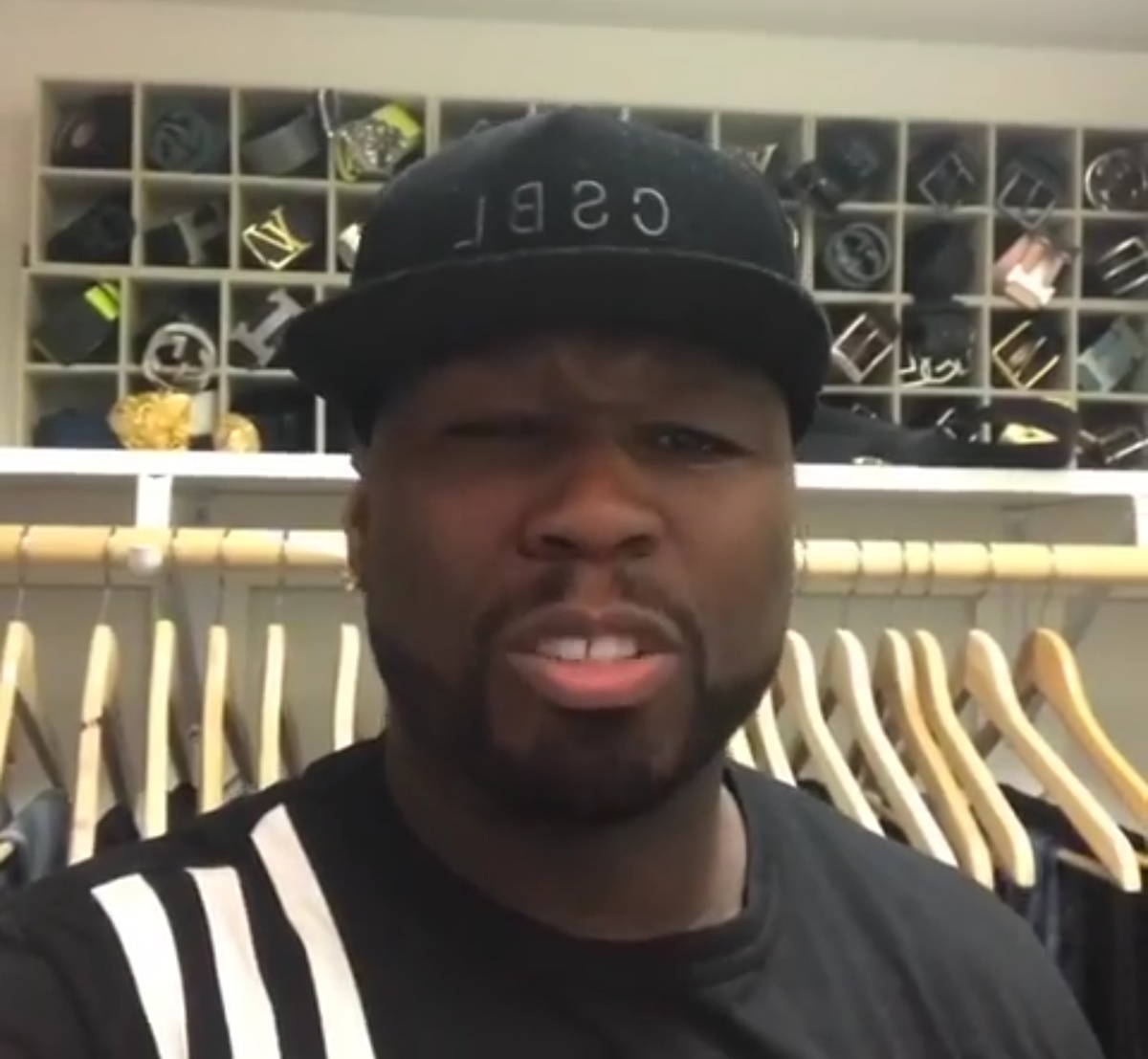 50 Cent Shows Off His Expensive Designer Belt Collection (1)