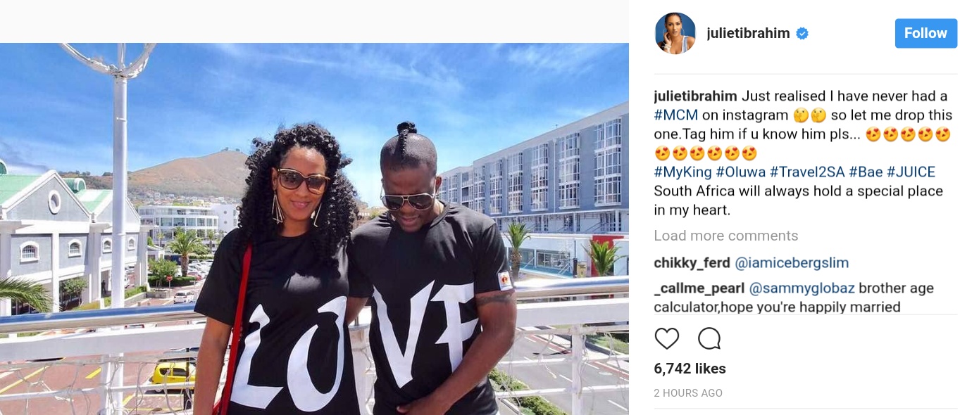 Juliet Ibrahim Shared Her MCM On Instagram For The First Time (1)