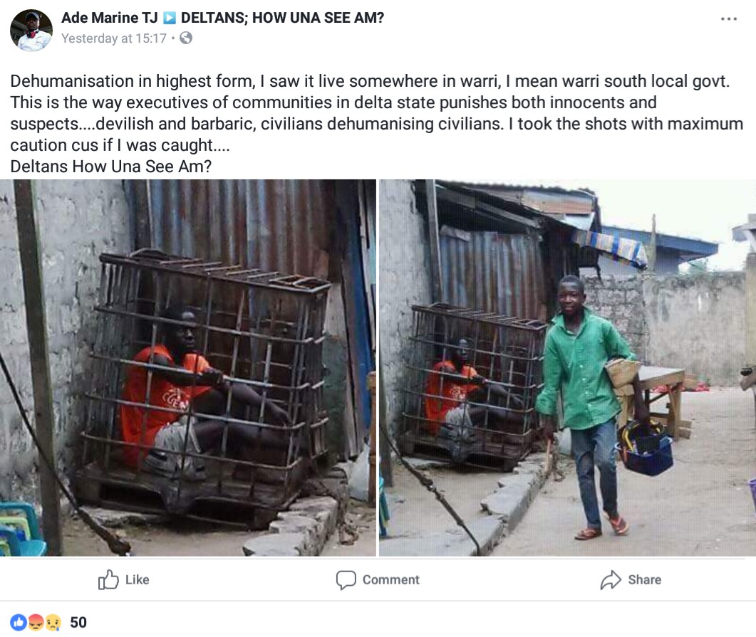 Man Describes How Both The Innocent And Suspects Suffer Barbaric Punishments In Delta State (1)