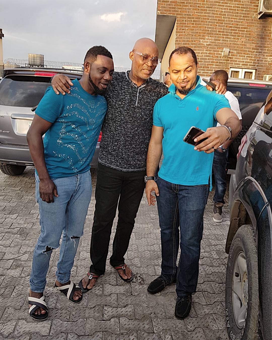 Comedian AY Pictured Alongside Ramsey Noah And RMD (1)