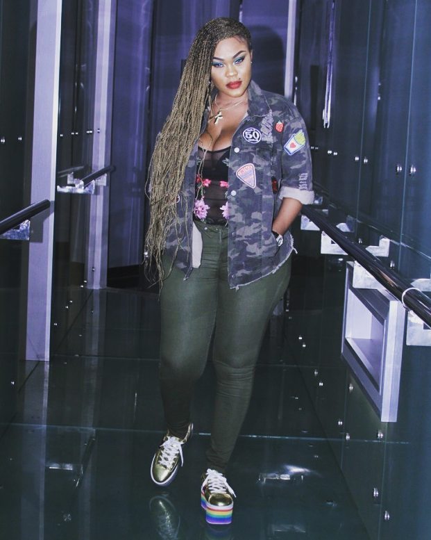 Daniella Okeke Puts Her Cleavage On Display (4)