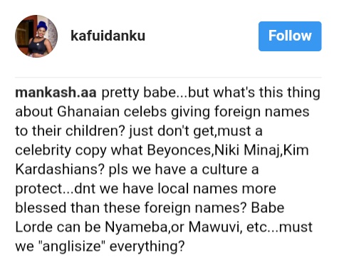 Kafui Danku Questioned On Why Ghanaian Celebs Give Foreign Names To Their Children (2)