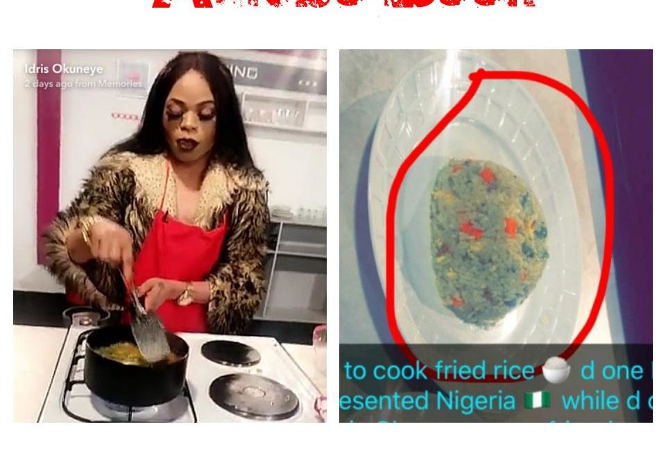 Bobrisky Showed Off His Cooking Skills In Ghana Competition