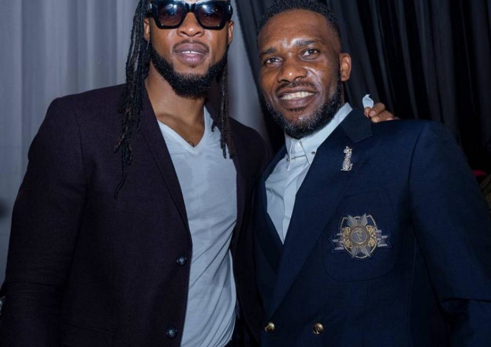 Flavour And Jay Jay Okocha Pictured Together