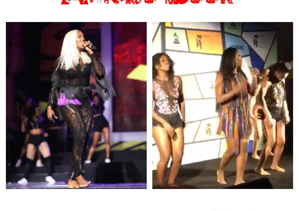Fans Come For Tiwa Savage For Consistently Performing Barefooted