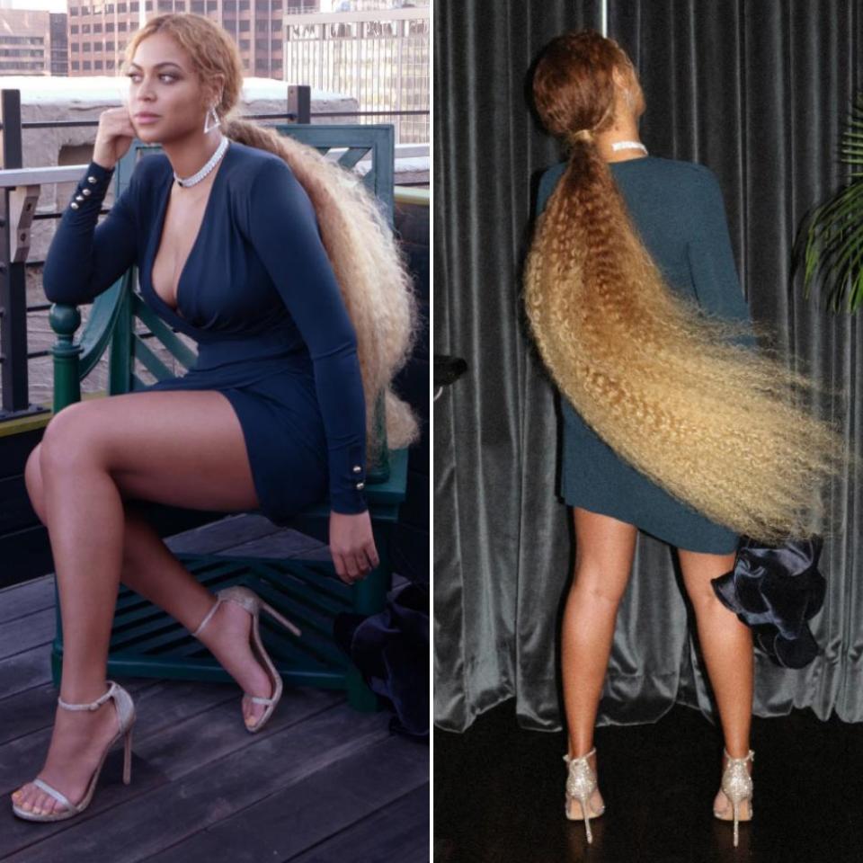 Beyonce Emerald Green Ensemble At Serena Williams And Alex Ohanian Wedding