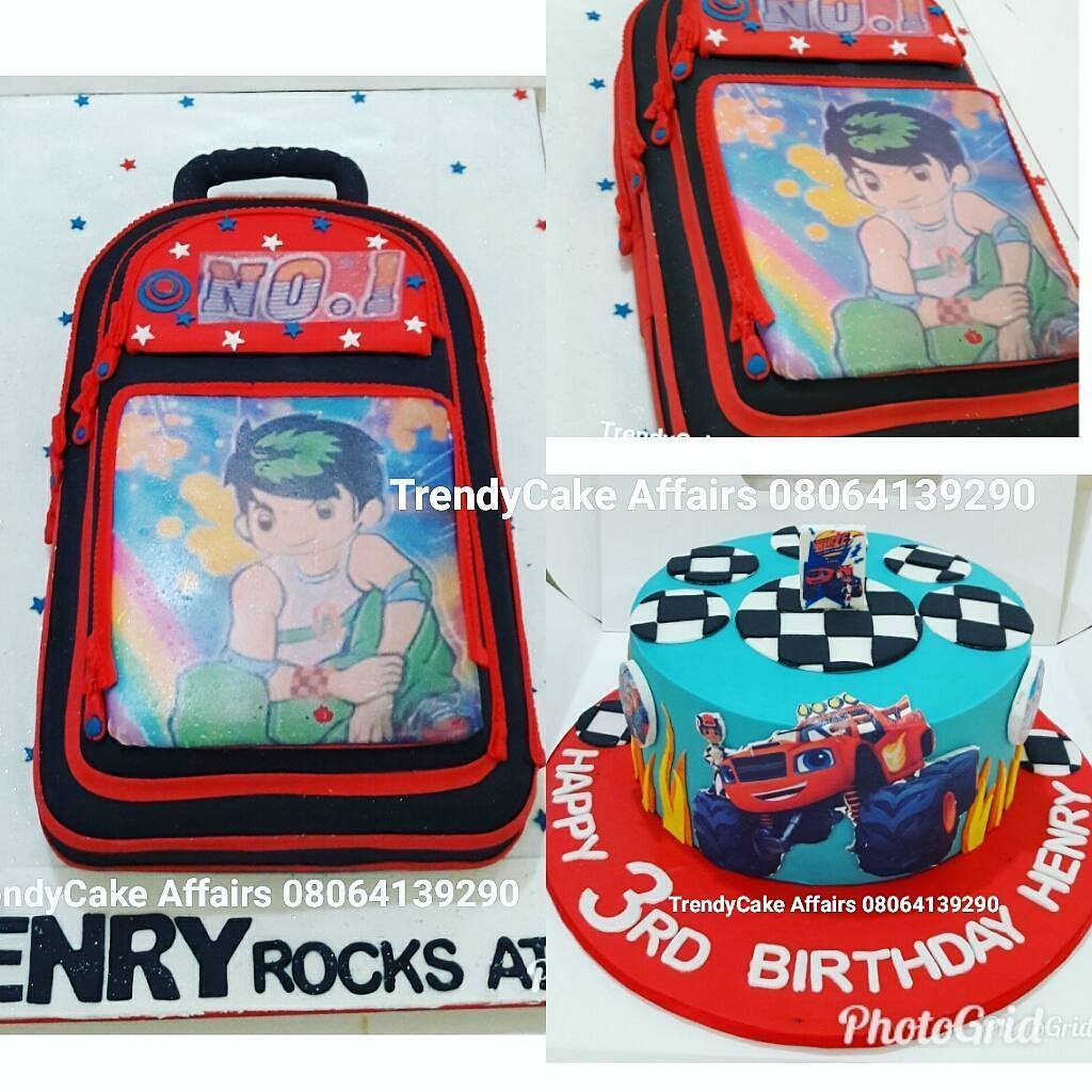 Mercy Johnson Son Henry 3rd Birthday Cake