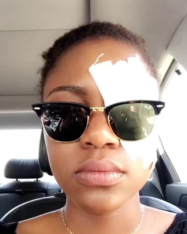 Yvonne Nelson Wishes Her Mum Happy Birthday With A Plastered Left Eye (2)