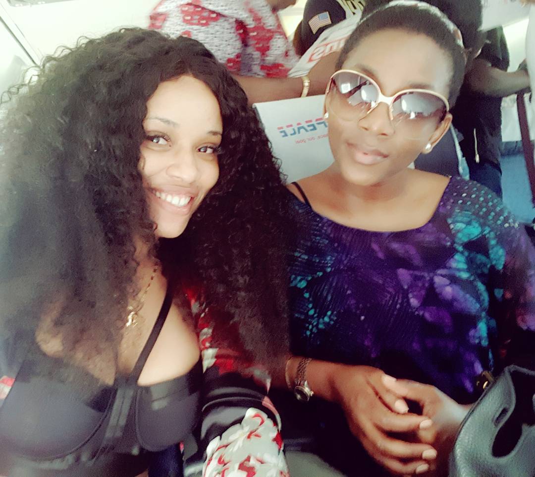 Onyii Alex Meets Genevieve Nnaji For The First Time (2)