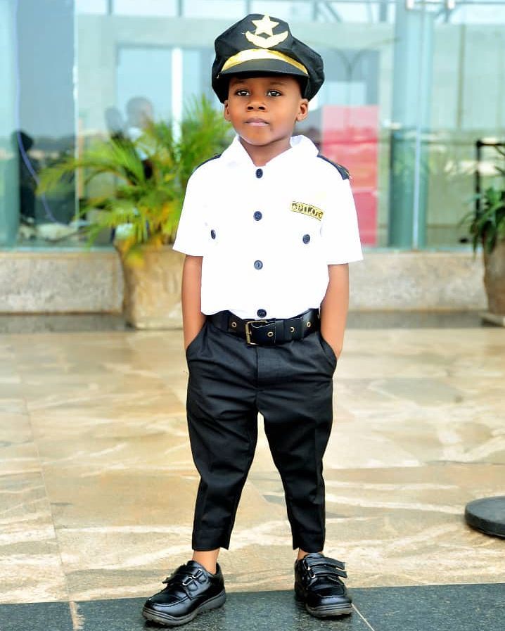Junior Pope Transforms His Son Into A Pilot As He Celebrates 3rd Birthday (2)