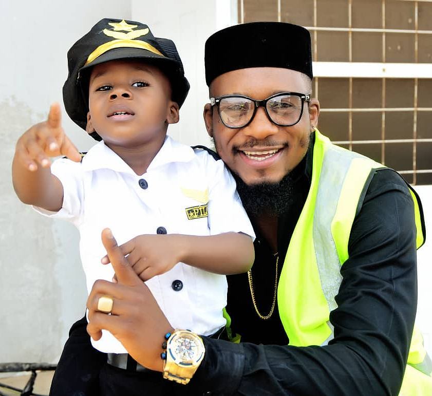 Junior Pope Transforms His Son Into A Pilot As He Celebrates 3rd Birthday (3)