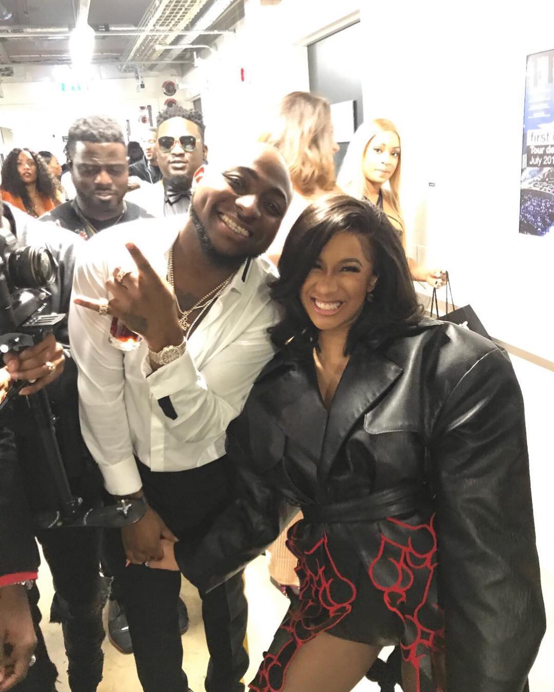 Davido Pictured Alongside Cardi B At The MOBO Awards 2017 (2)