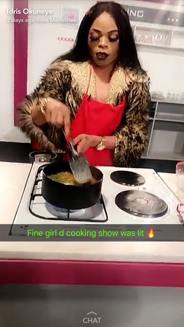 Bobrisky Showed Off His Cooking Skills In Ghana Competition (1)