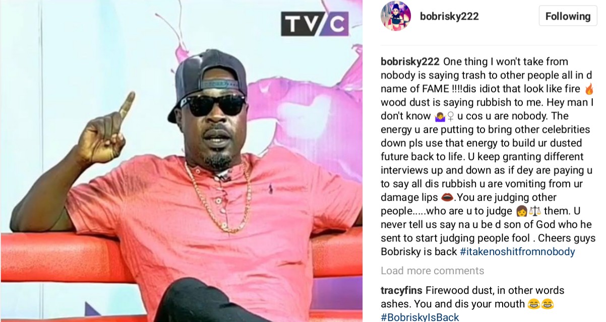 Bobrisky Blasts Rapper Eedris Abdulkareem (2)