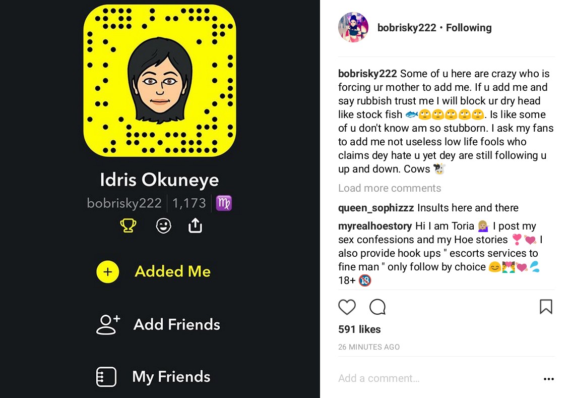 Bobrisky Warns He Is Not Afraid Of The Police And will Continue To Trend (3)