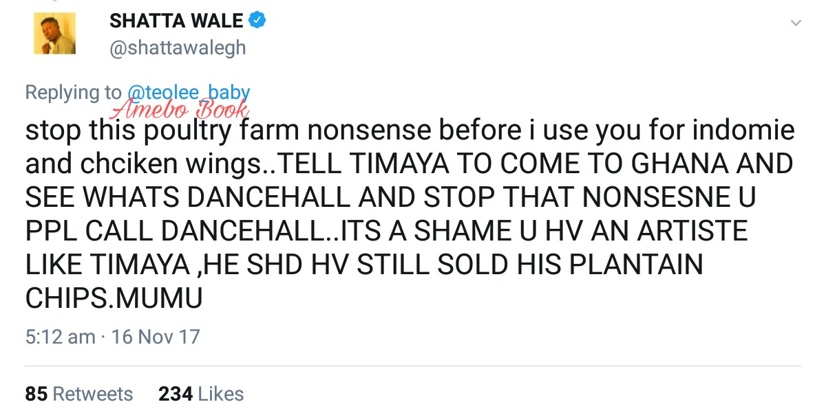 Shatta Wale Threatens To Use Twitter User For Indomie And Chicken (4)