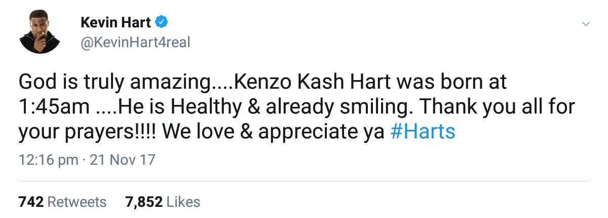 Kevin Hart And Eniko Parrish Welcome First Child Together (2)