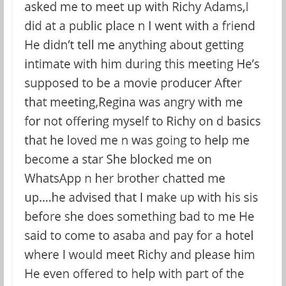 Regina Daniels Threatening To Release Teen Girl's Nudes (7)