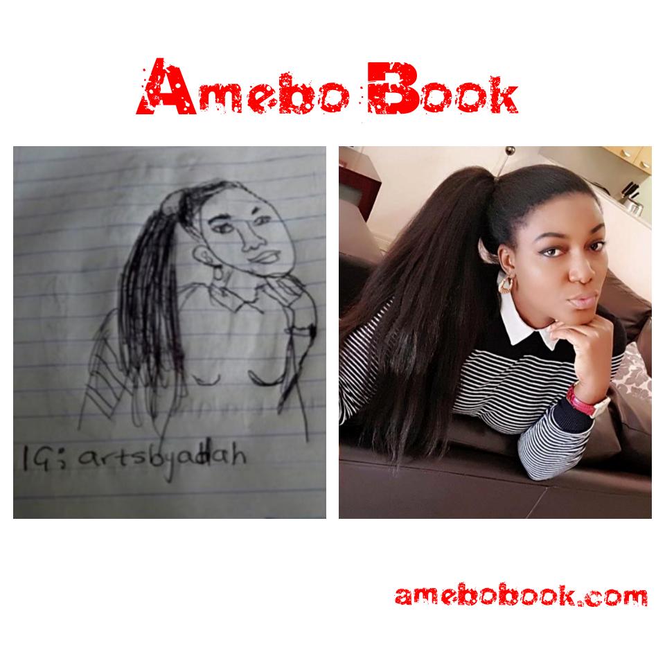 Queen Nwokoye Reacts After Seeing Artist Sketch Of Her