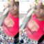 Shola Ogudu Puts Her Cleavage On Display In A Car