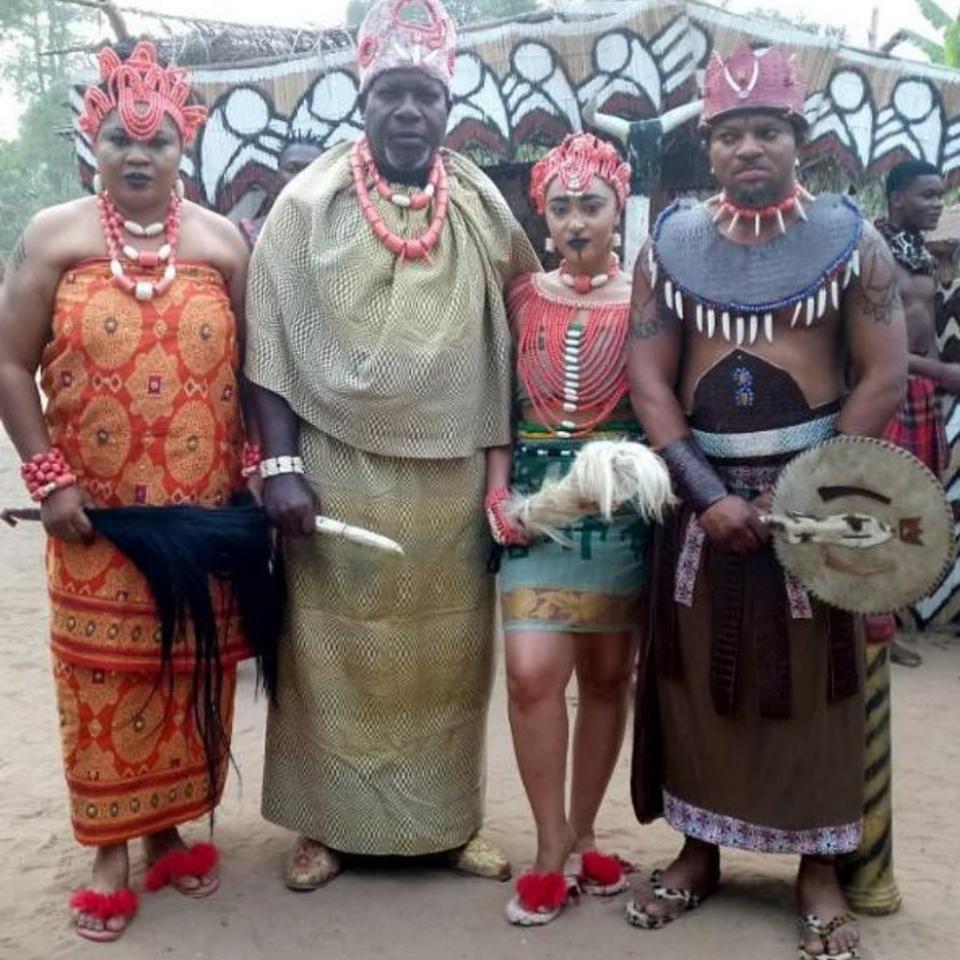 Rosy Meurer Pictured Alongside Walter Anga With Ejike Asiegbu And Rita Daniels