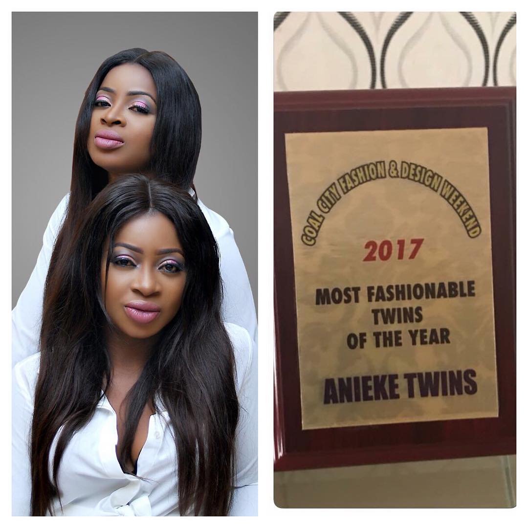 Aneke Win Most Fashionable Twins At Coal City Fashion & Design Weekend 2017 (2)