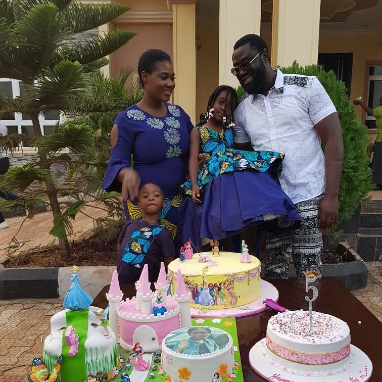 Mercy Johnson And Husband Prince Odi Okojie Celebrate Purity's 5th Birthday