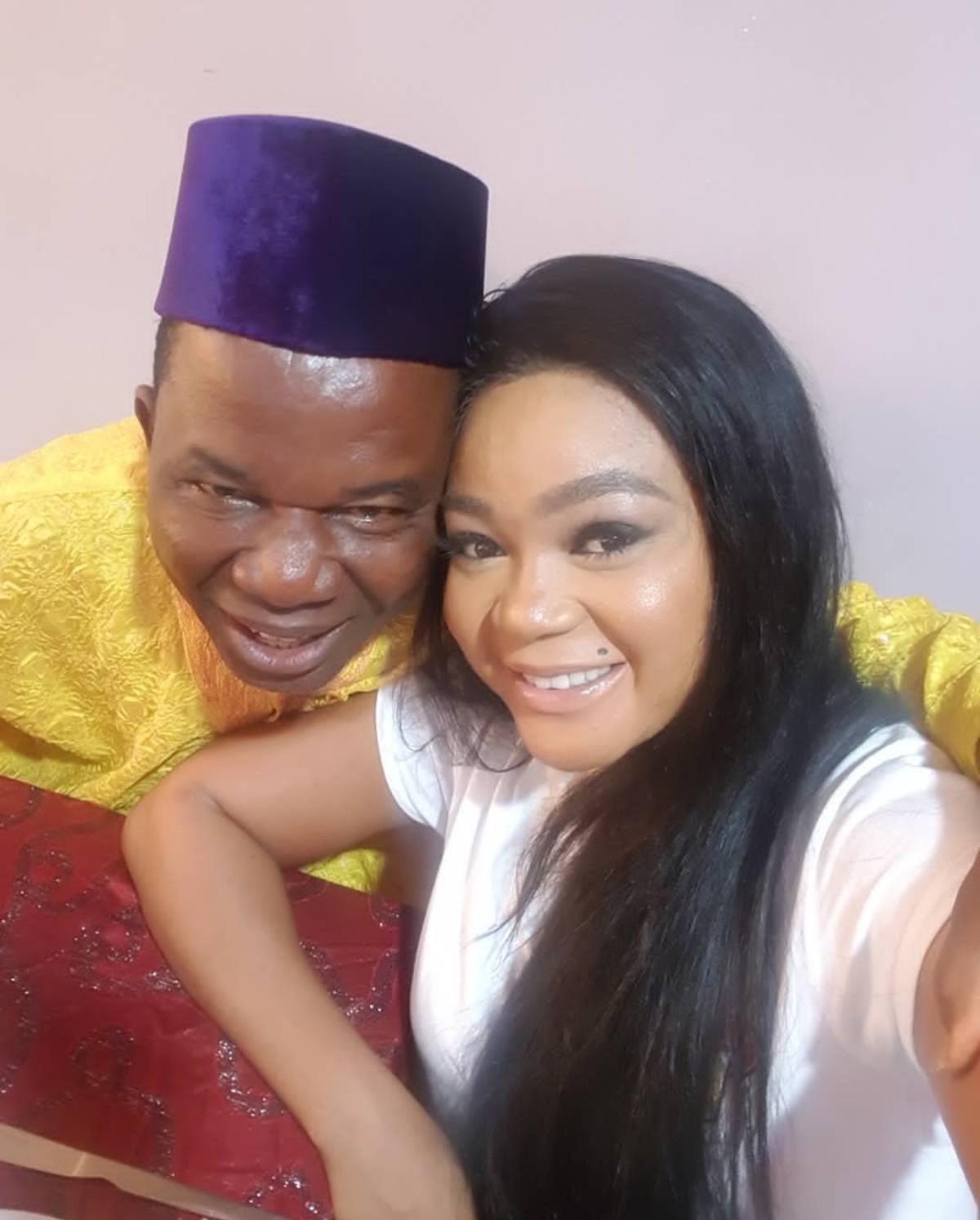 Chiwetalu Agu And Rachael Okonkwo Pose Together (2)