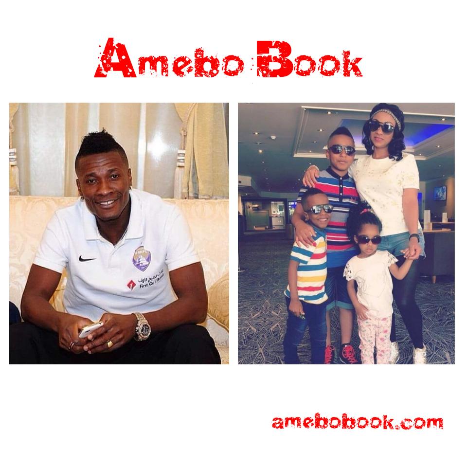 Asamoah Gyan Has A Beautiful Wife And Is Also Blessed With These Children