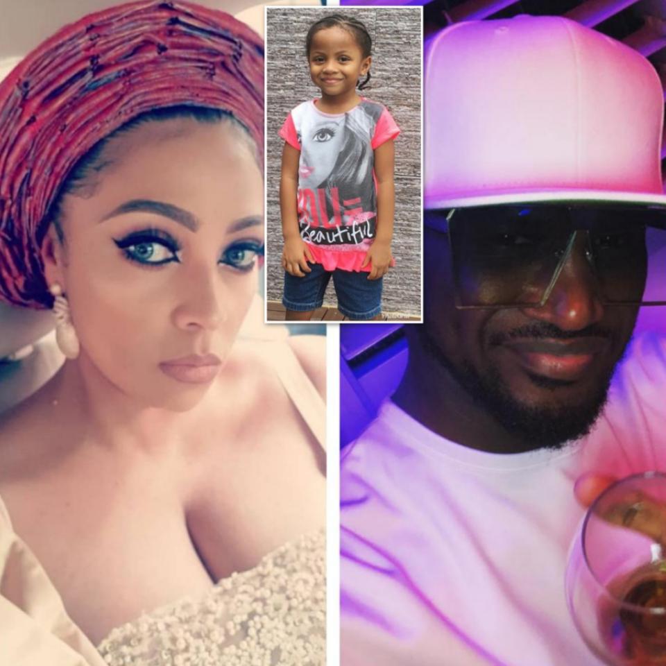 Peter Okoye And Wife Lola Omotayo Wish Daughter Aliona Happy Birthday