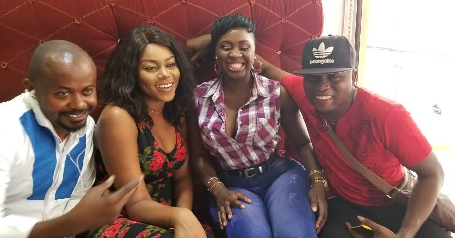 Yvonne Nelson And Princess Shyngle On Set Of New Movie Rape (10)