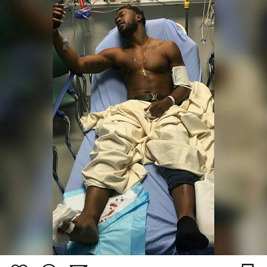 Kevin McCall Shot In The Foot