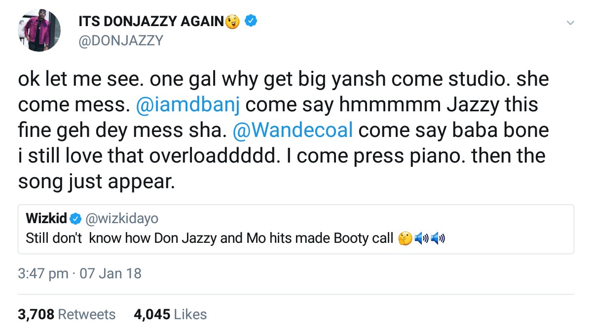 Don Jazzy Hilariously Replied Wizkid (2)