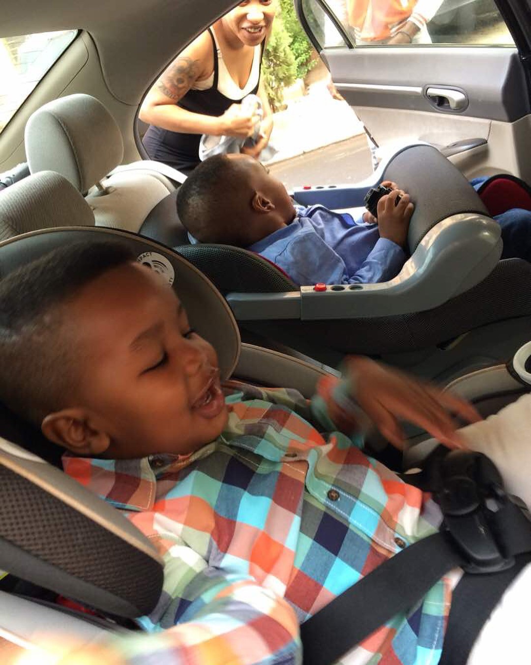 Tonto Dikeh Goes Emotional And Tearful As Son Resumes First Day Of School (2)