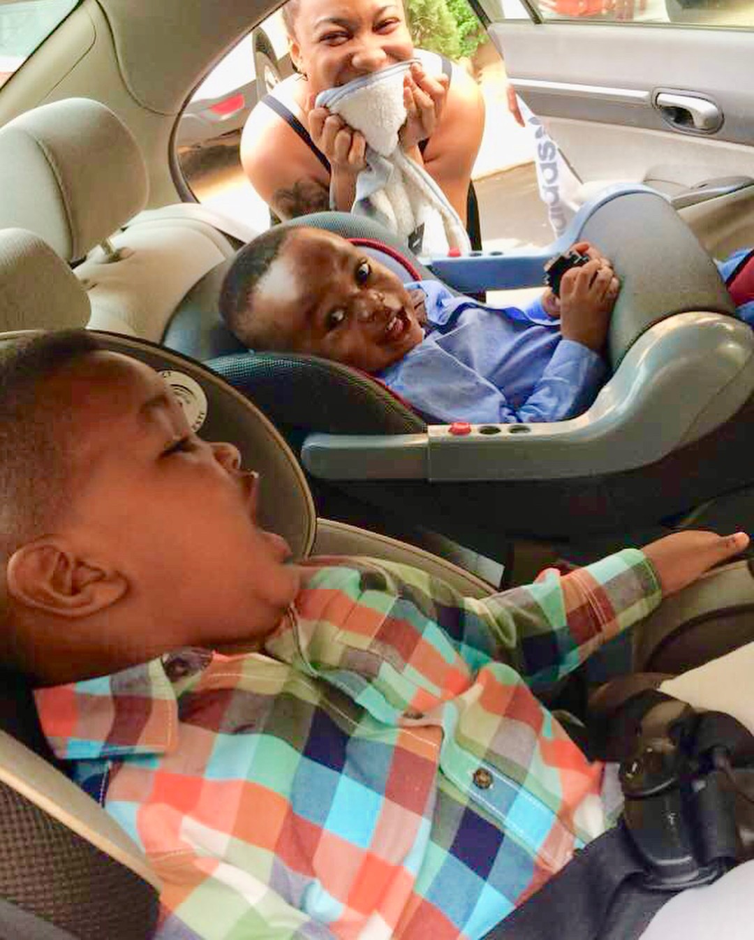 Tonto Dikeh Goes Emotional And Tearful As Son Resumes First Day Of School (4)