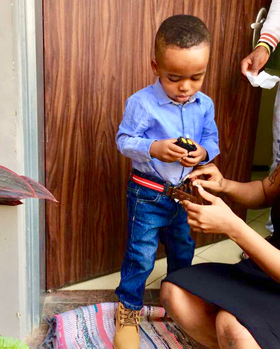 Tonto Dikeh Goes Emotional And Tearful As Son Resumes First Day Of School (6)