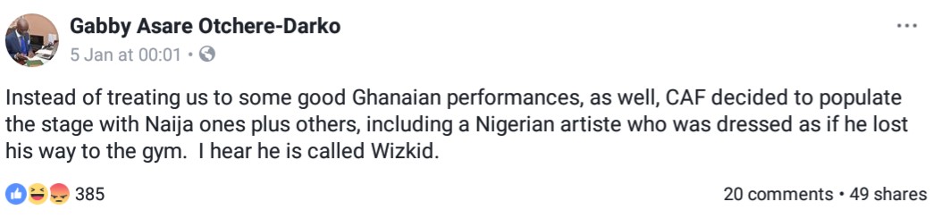 Gabby Asare Otchere-Darko Said Wizkid Dressed Like He Lost His Way To The Gym (3)