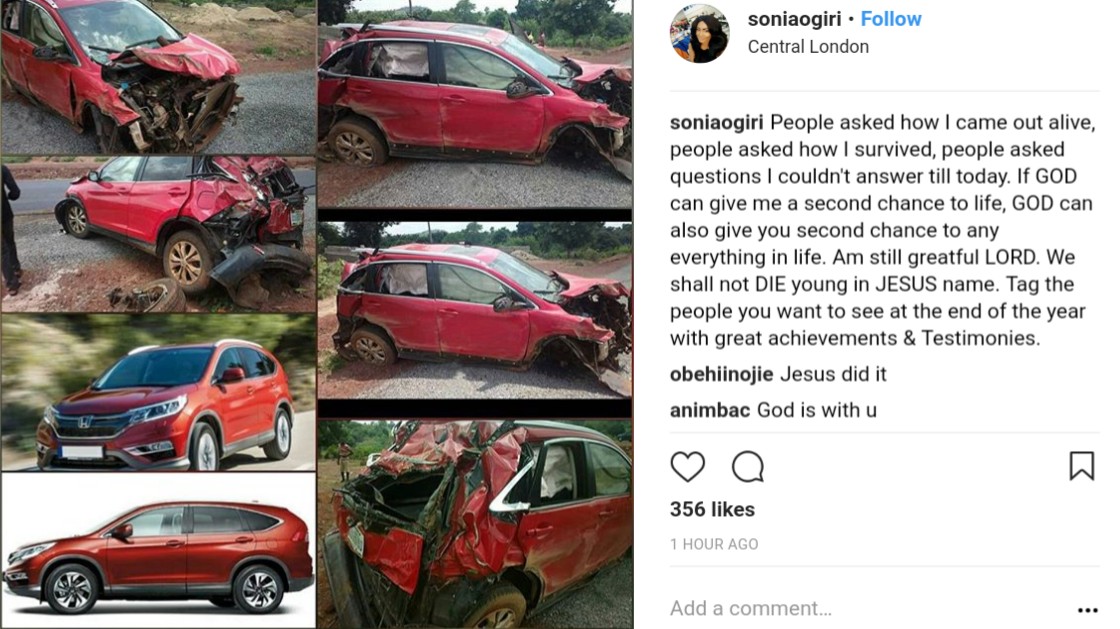 Sonia Ogiri Grateful To Be Alive After Surviving Horrific Accident (2)