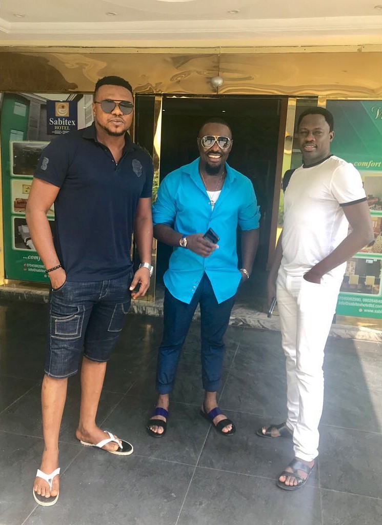 Jim Iyke Poses With Ken Erics And Ali Nuhu (2)