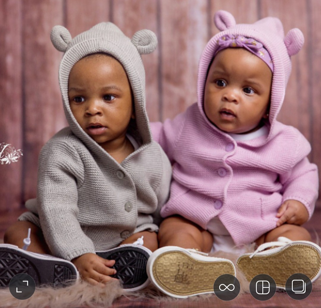 Paul Okoye Shares Photos Of His Twins Nadia And Nathan At 6 Months (3)