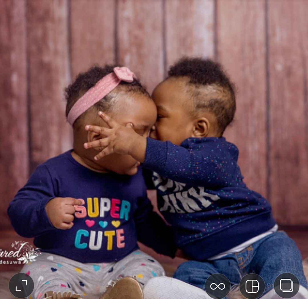 Paul Okoye Twins Nadia And Nathan At 6 Months